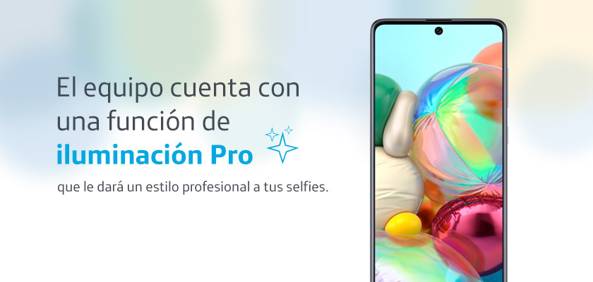 Samsung Galaxy A71 Negro detalle 3