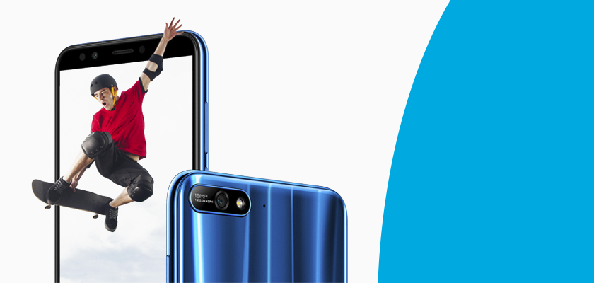 Huawei Y7 2018 16 GB Azul Detalle Producto 1