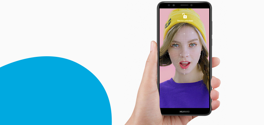 Huawei Y7 2018 16 GB Azul Detalle Producto 2