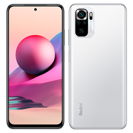 Xiaomi Note 10s Blanco con earphones