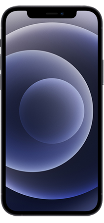 Apple iPhone 12 64GB Negro Frontal