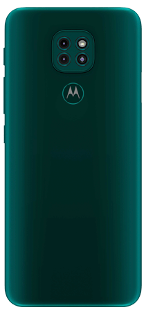 Moto G9 Play 64 GB Verde Evergreen Trasera