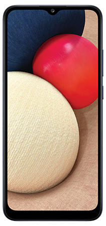 Samsung Galaxy A02s 64 GB Azul Frontal