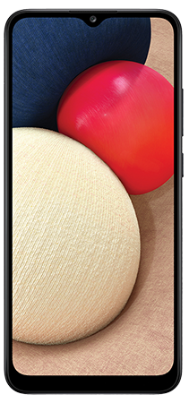 Samsung Galaxy A02s 64 GB Negro Frontal