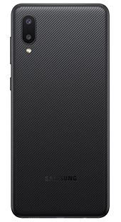Samsung Galaxy A02 32 GB Negro Trasera