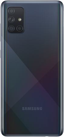 Samsung Galaxy A71 Negro trasera