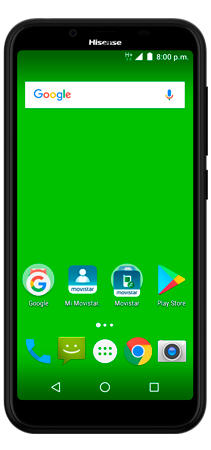 Hisense T17 16 GB Gris Frontal