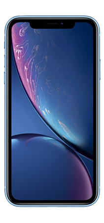 Iphone XR 64 GB azul Frontal