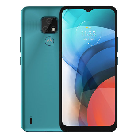 Motorola E7 Plus 64 GB Azul Trasera