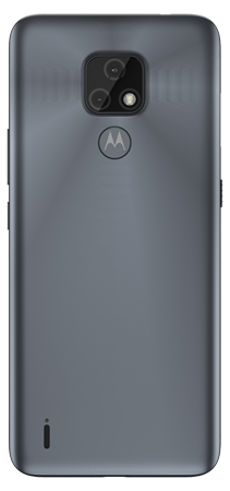 Motorola E7 32 GB Gris Mineral Trasera
