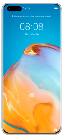 Huawei P40 Pro 256 GB Gris Frontal