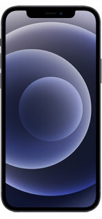 Apple iPhone 12 64GB Negro Frontal