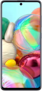 Samsung Galaxy A71 Negro frontal