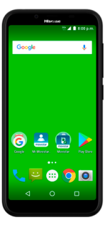 Hisense T17 16 GB Gris Frontal