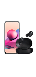 Xiaomi Note 10s 128 GB Azul con Bundle Frontal